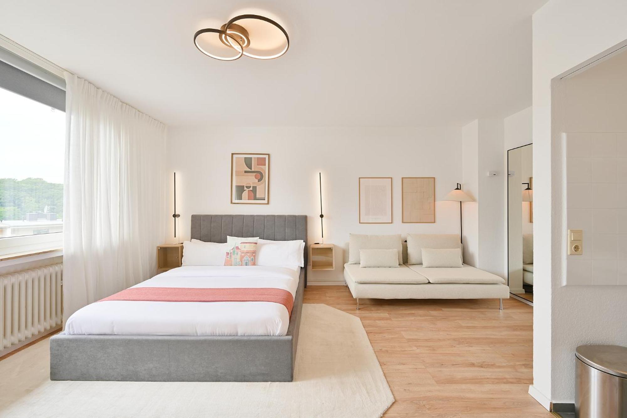 Beautiful And Stylish 1-Bedroom With Kitchen And King Size Bed Wuppertal Kültér fotó